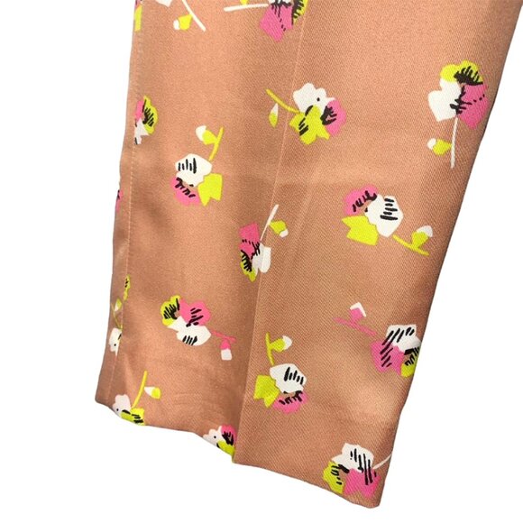 J. CREW Falling Pansies Satin Pants - Picture 5 of 7
